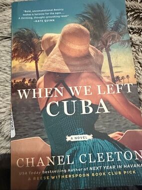 When We Left Cuba by Chanel Cleeton - Teal Cover